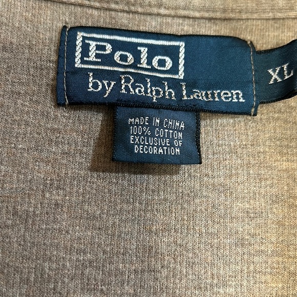 Gently used Polo Ralph Lauren 3/4 zip sweater in size XL - Picture 4 of 11